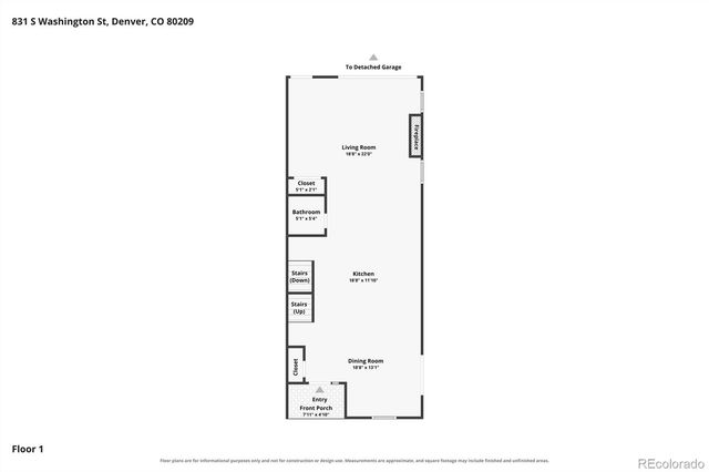 831 S Washington Street, Denver, CO 80209