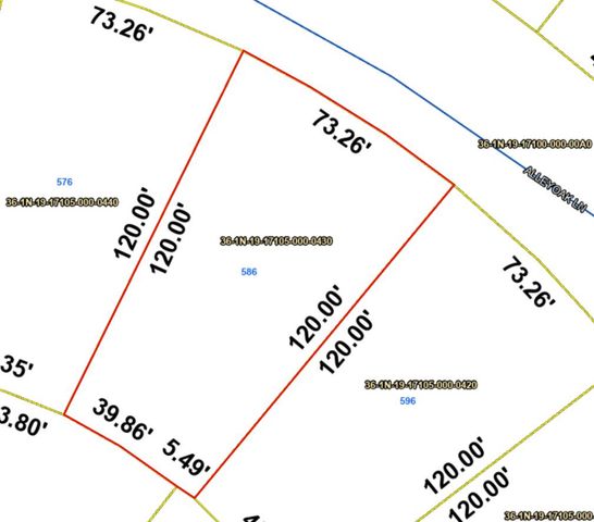 586 Alleyoak Lane Lot 43-2, Freeport, FL 32439