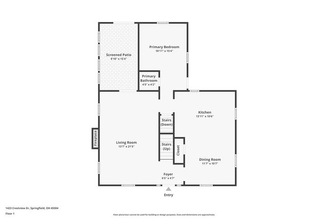 1423 Crestview Drive, Springfield, OH 45504