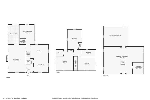 1423 Crestview Drive, Springfield, OH 45504