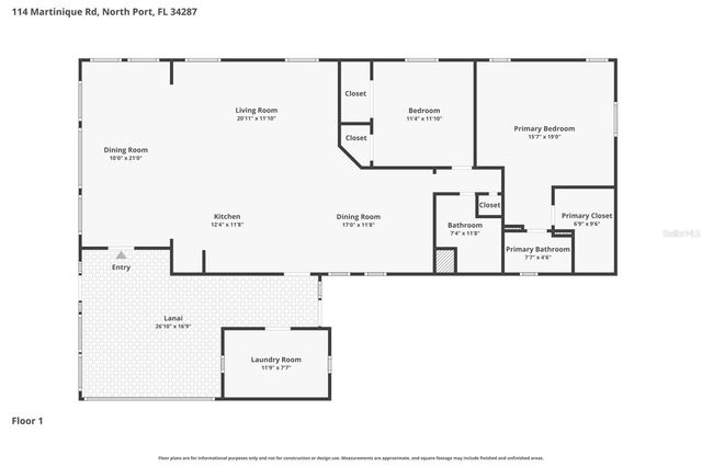 114 MARTINIQUE ROAD, North Port, FL 34287