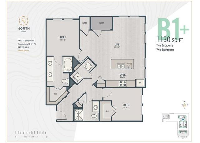 690 E Algonquin Road 3408, Schaumburg, IL 60173