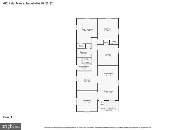 412 S MAPLE AVE, Purcellville, VA 20132