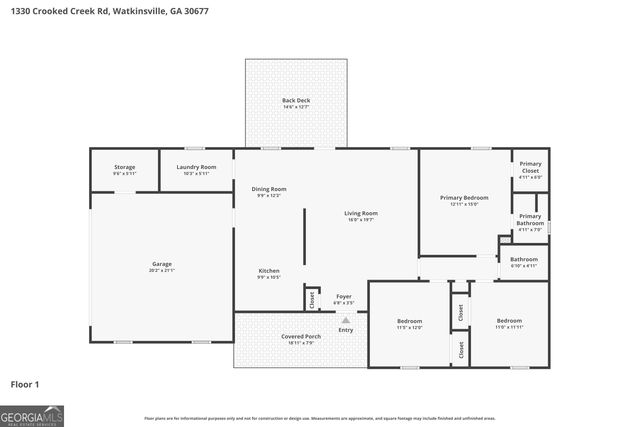 1330 Crooked Creek Road, Watkinsville, GA 30677