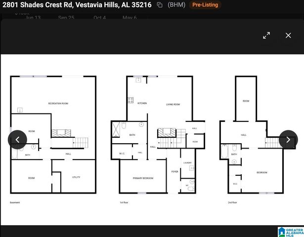 2801 SHADES CREST ROAD, Vestavia Hills, AL 35216