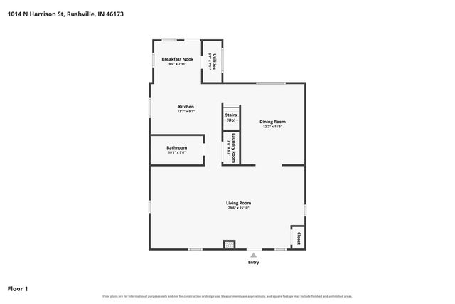 1014 N Harrison Street, Rushville, IN 46173