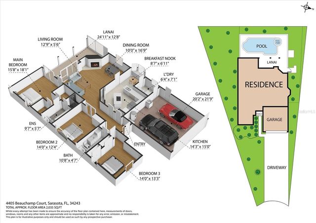 4405 BEAUCHAMP COURT, Sarasota, FL 34243