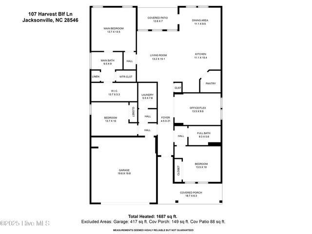 107 Harvest Bluff Lane, Jacksonville, NC 28546