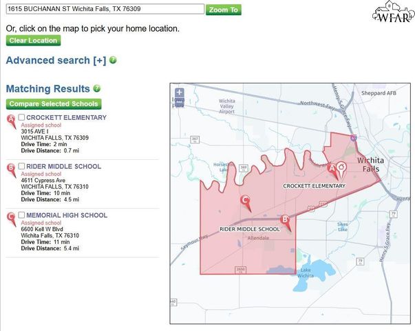 1615 BUCHANAN STREET, Wichita Falls, TX 76309
