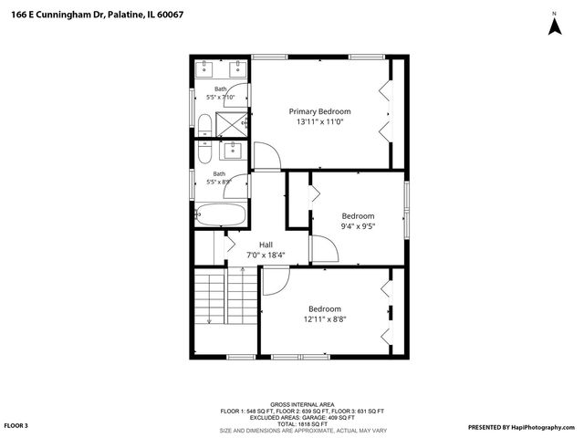 166 E Cunningham Drive, Palatine, IL 60067