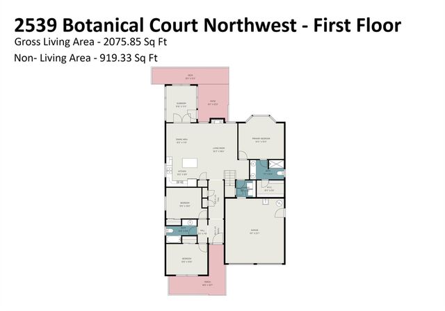 2539 Botanical Court NW, Concord, NC 28027