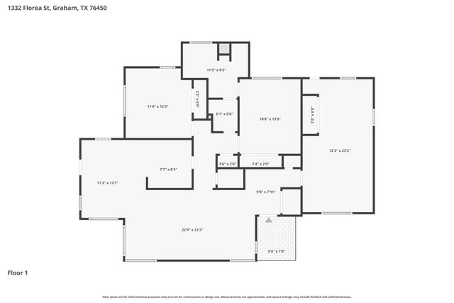 1332 Florea Street, Graham, TX 76450