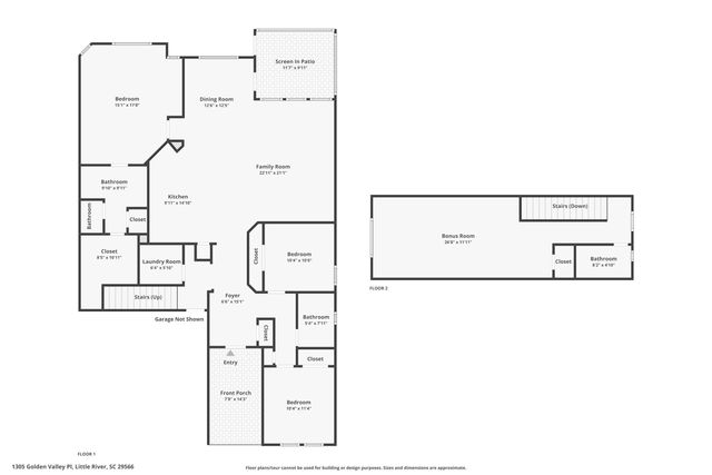 1305 Golden Valley Pl., Little River, SC 29566