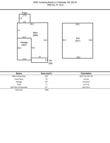 5502 Tumbling Brook Lane, Charlotte, NC 28216