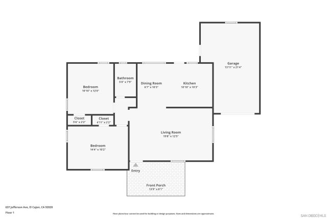 637 Jefferson Ave, El Cajon, CA 92020