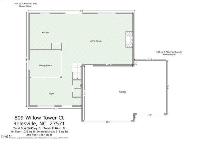 809 Willow Tower Court, Rolesville, NC 27571