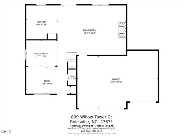 809 Willow Tower Court, Rolesville, NC 27571