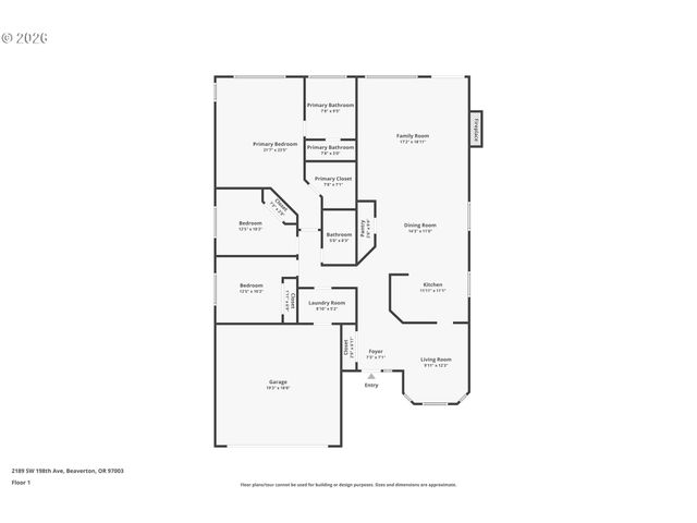 2189 Sw 198TH Ave, Beaverton, OR 97003