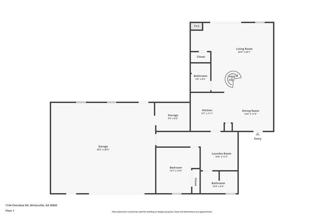 1144 Cherokee Road, Winterville, GA 30683