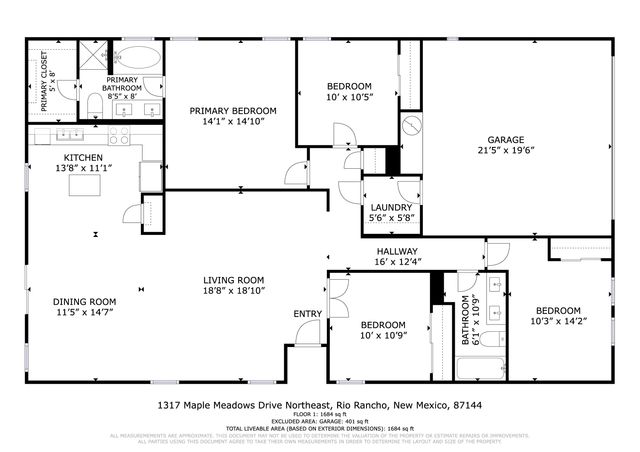1317 Maple Meadows Drive NE, Rio Rancho, NM 87144