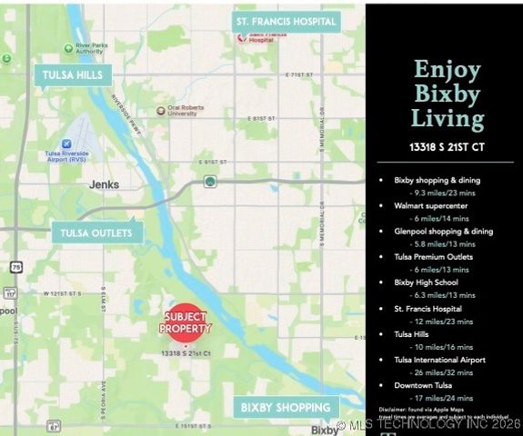 13318 S 21st Court, Bixby, OK 74008