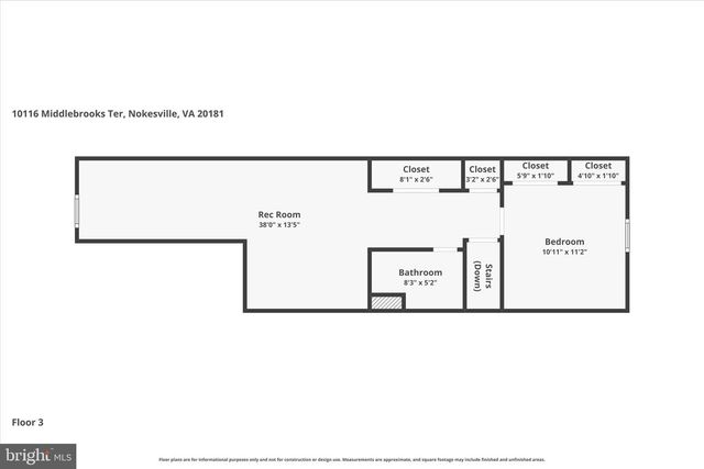 10116 MIDDLEBROOKS TER, Nokesville, VA 20181