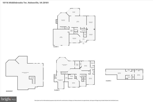 10116 MIDDLEBROOKS TER, Nokesville, VA 20181