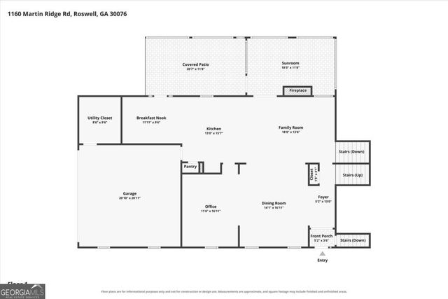 1160 Martin Ridge Road, Roswell, GA 30076