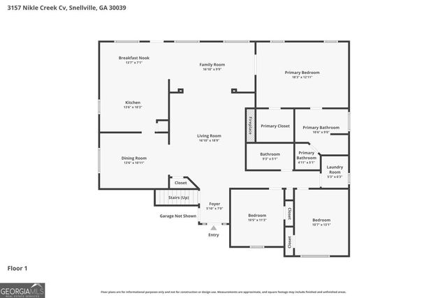 3157 Nikle Creek Cove, Snellville, GA 30039