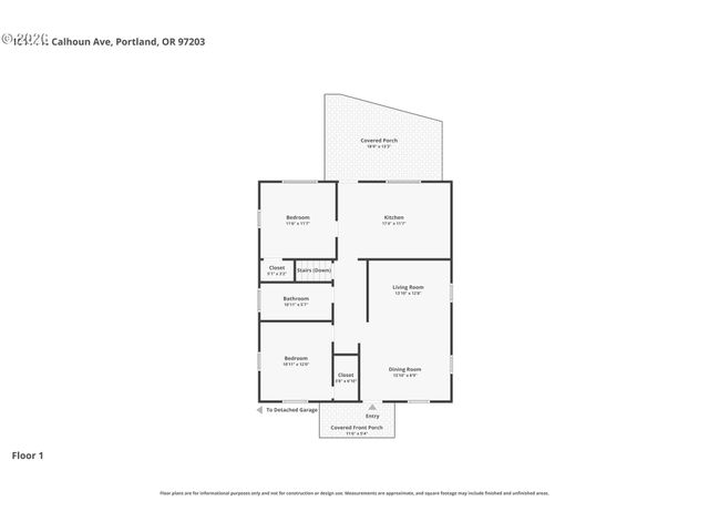 10114 N CALHOUN Ave, Portland, OR 97203