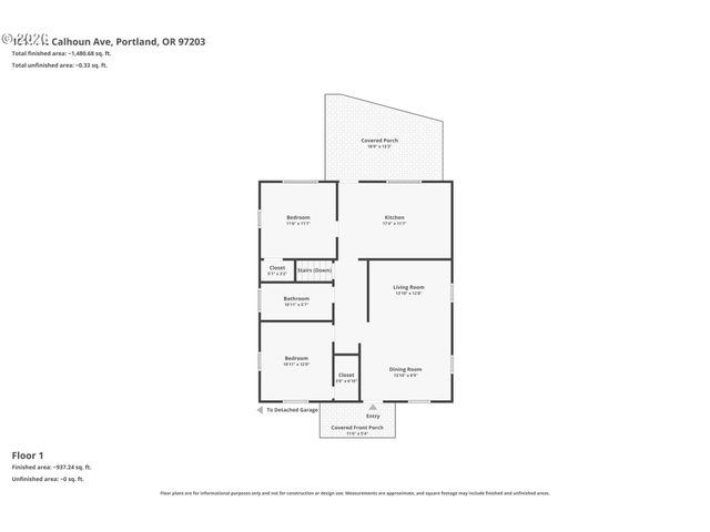 10114 N CALHOUN Ave, Portland, OR 97203