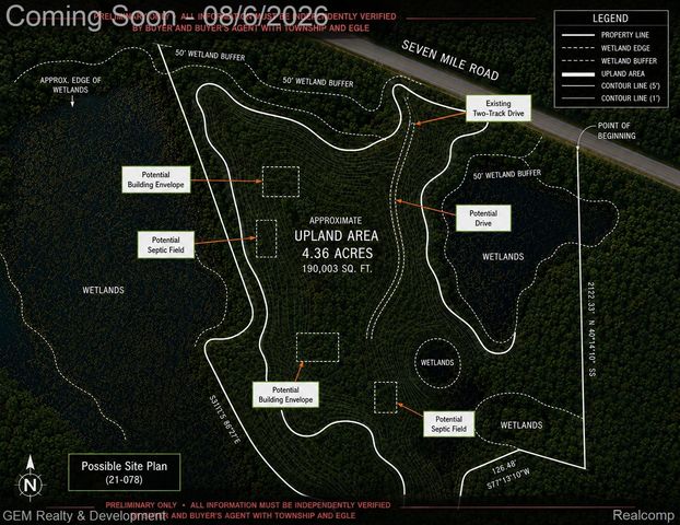 6004 Seven Mile Road, Salem Township, MI 48167