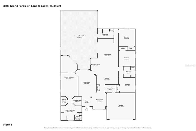 3803 GRAND FORKS DRIVE, Land O Lakes, FL 34639