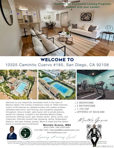 10325 Caminito Cuervo 185, San Diego, CA 92108