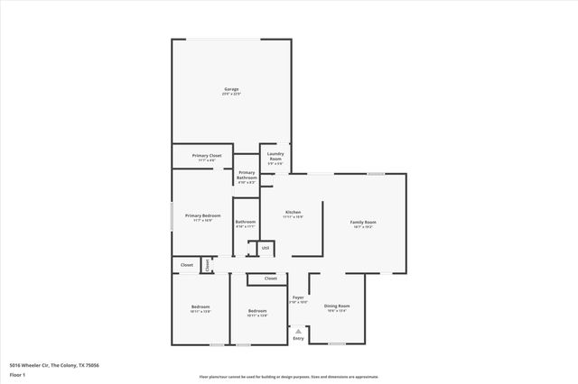 5016 Wheeler Circle, The Colony, TX 75056