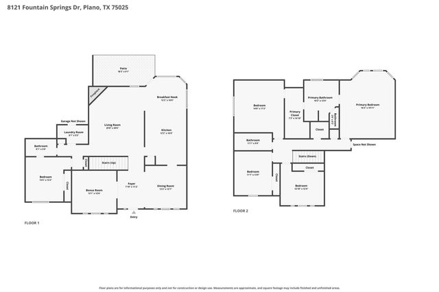 8121 Fountain Springs Drive, Plano, TX 75025