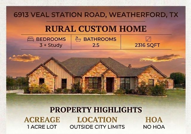 6913 Veal Station Road, Weatherford, TX 76085