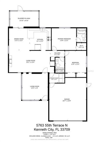 5763 55TH TERRACE N, Kenneth City, FL 33709