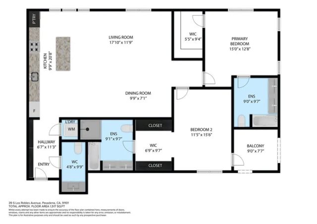 39 S Los Robles 3019, Pasadena, CA 91101