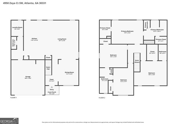 4950 Zoya Court SW, Atlanta, GA 30331
