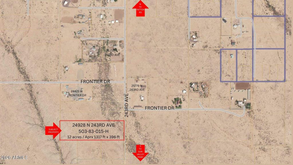 Image 3 of property listing at 24928 N 243RD Avenue -, Wittmann, AZ 85361