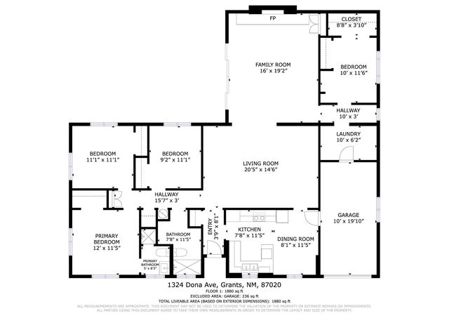 1324 Dona Avenue, Grants, NM 87020