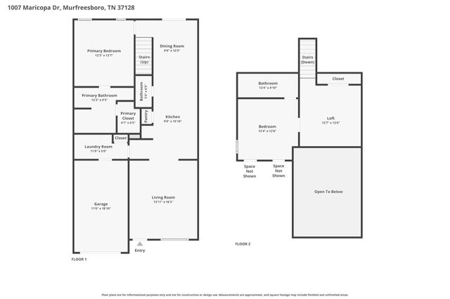 1007 Maricopa Dr, Murfreesboro, TN 37128