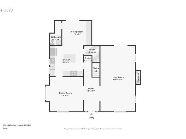1720 Ne 25TH Ave, Portland, OR 97212