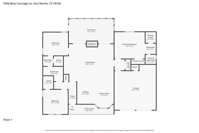 7636 Blue Carriage Lane, Fort Worth, TX 76120