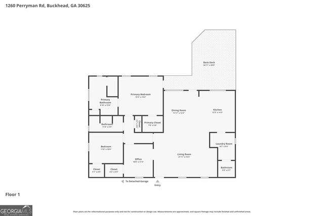 1270 Perryman Road, Buckhead, GA 30625