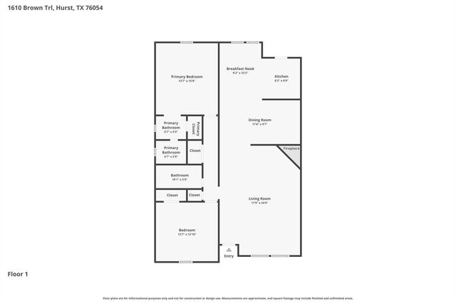 1610 Brown Trail, Hurst, TX 76054