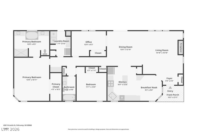 4261 North Leslie Street, Pahrump, NV 89060