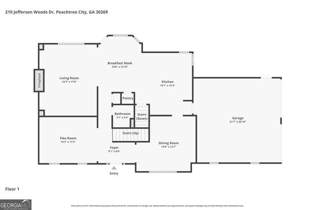 210 Jefferson Woods Drive, Peachtree City, GA 30269