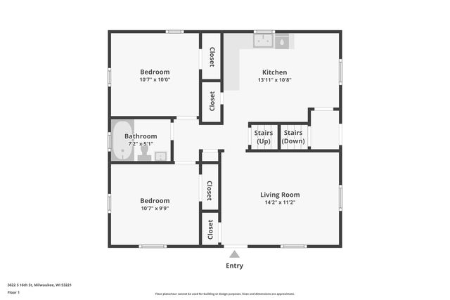 3622 S 16th STREET, Milwaukee, WI 53221